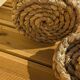 Old straw basket