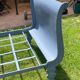 Napoleon III cast iron daybed on wheels