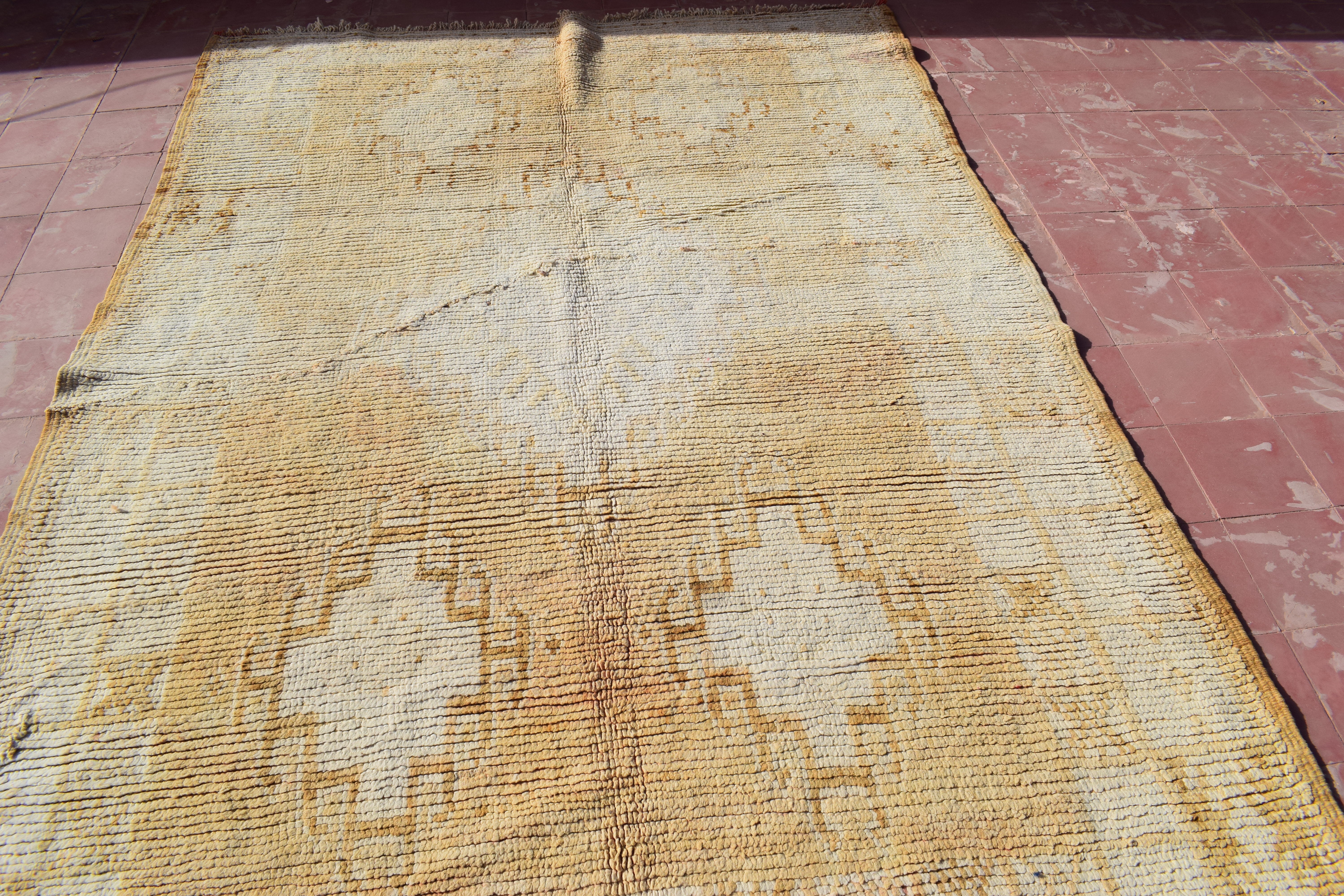 Tapis berbère boujaad atlas vintage, 245x175 cm