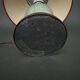 Napoleon III lamp in green cecidon on a brass base