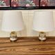 Paire de lampes céramique "design scandinave 1950".