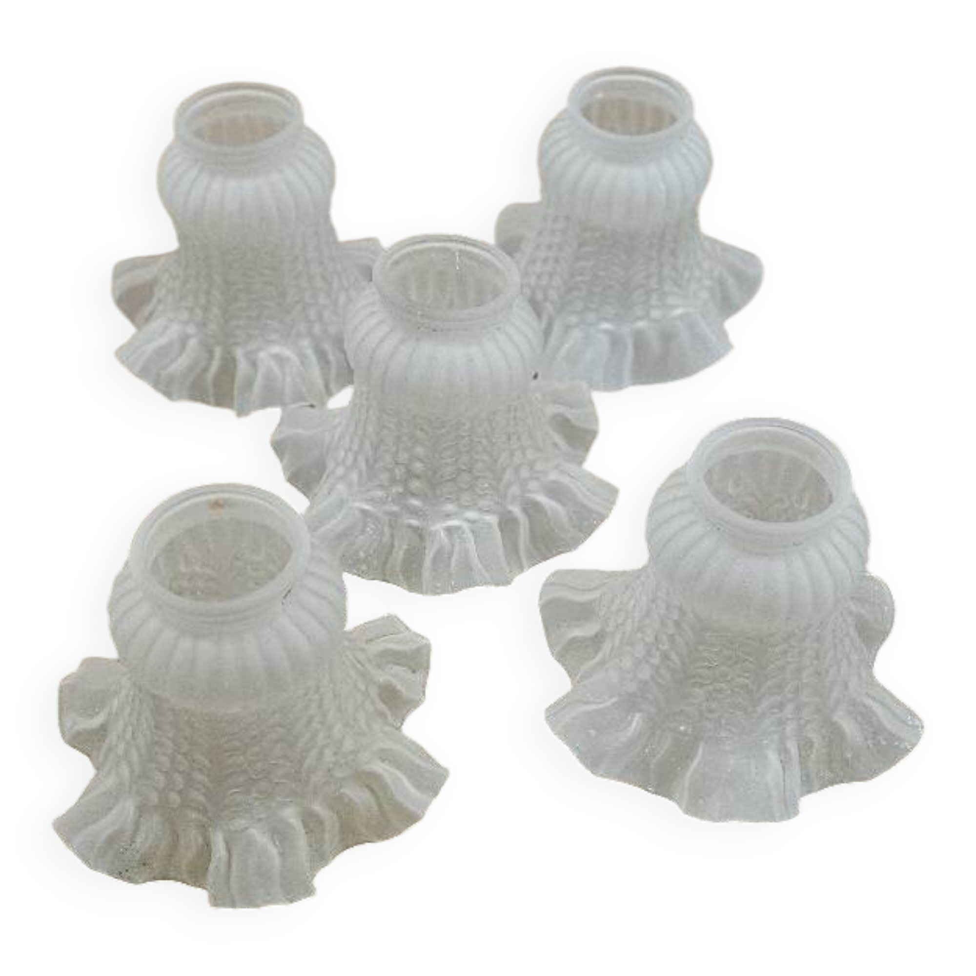 Set of 5 tulip glasses