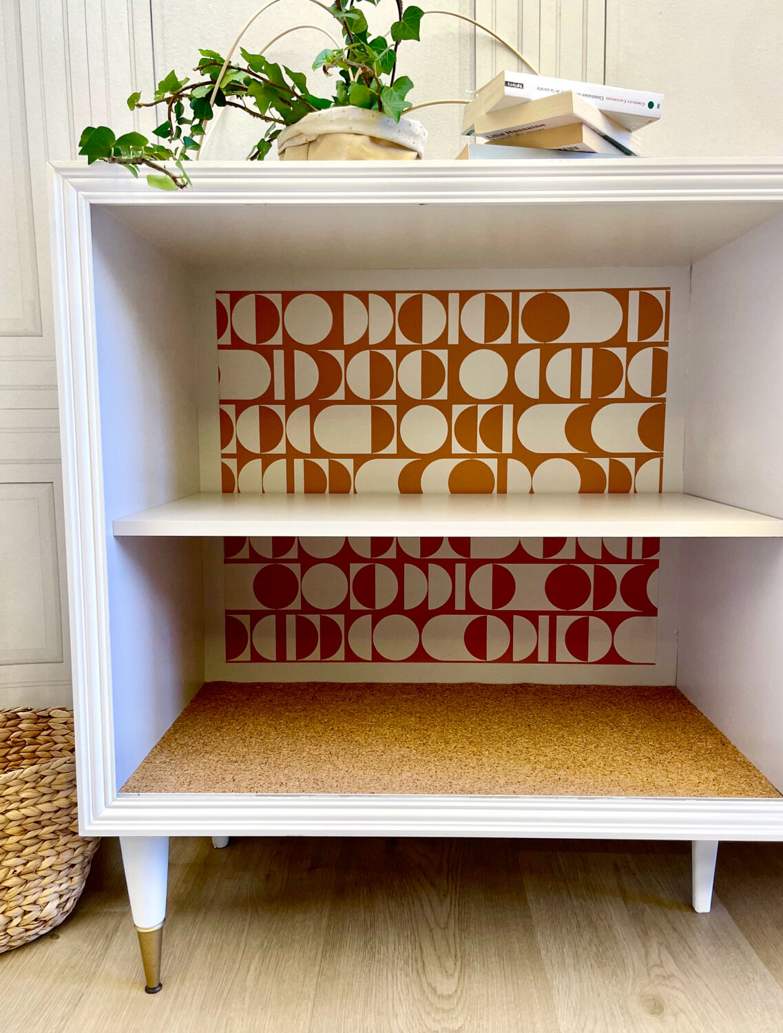 Vintage sliding door enfilade