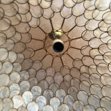 Brass and mother-of-pearl suspension