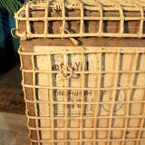 Wicker travel trunk 1920