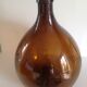 Old demijohn bonbonne smoked glass