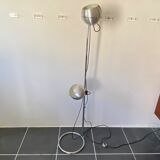 Chrome eye ball floor lamp by Goffredo Reggiani vintage 1970