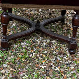 English chair in mahogany, X-shaped legs – 19th century