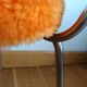 Pelfran orange fluffy chair