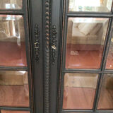 Black display bookcase