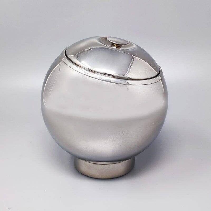 1960s Stunning Ice Bucket by Aldo Tura for Macabo. Made in Italy