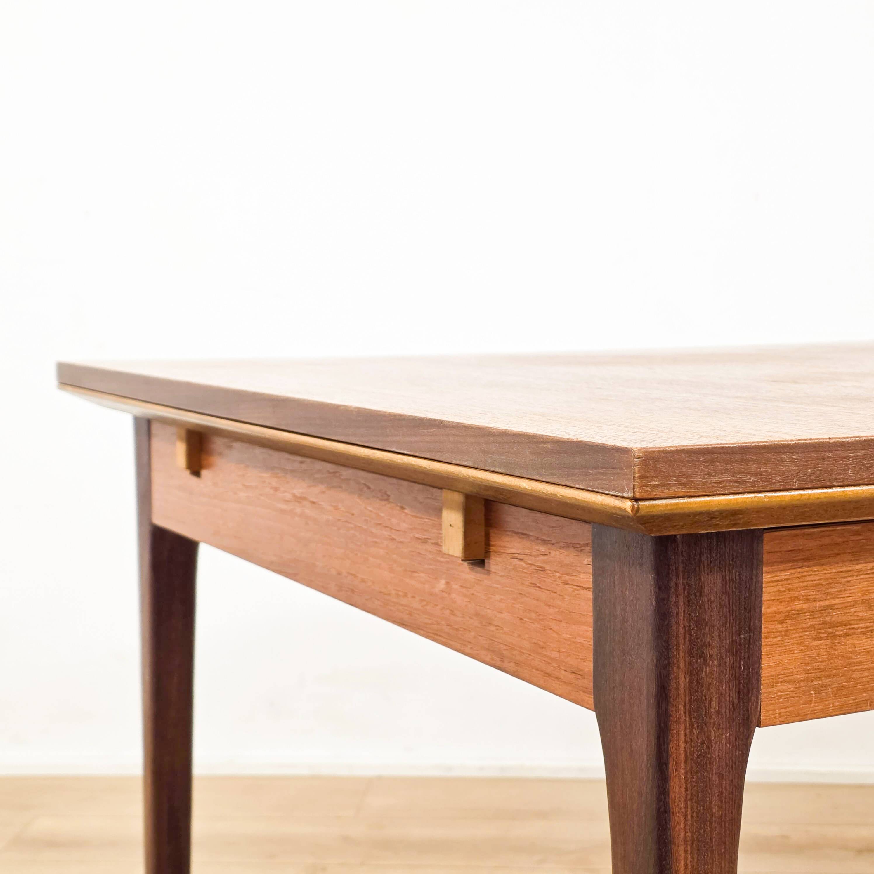 Scandinavian Lübke extendable dining table in teak – 1960s