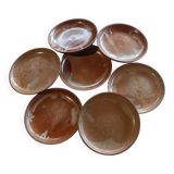 Assiette, ramene, vide poche , coupelle en grès de saint Amand de Puys