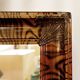 Large vintage decorative mirror