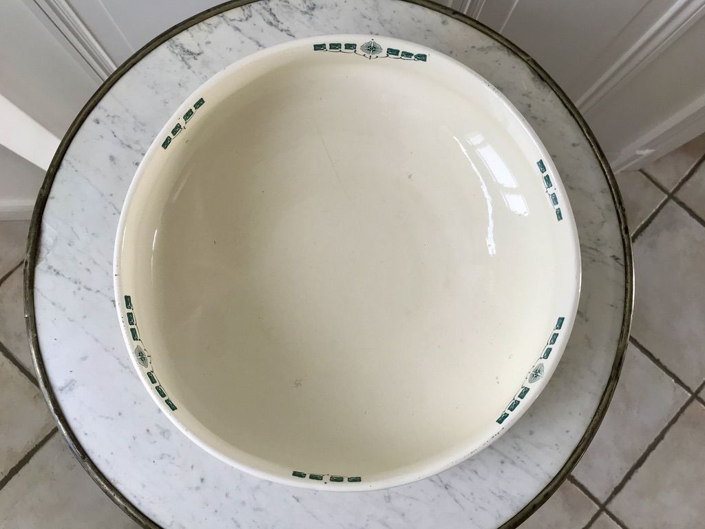 Toilet service in Iron Earth patterned "Brazza" 30-40s