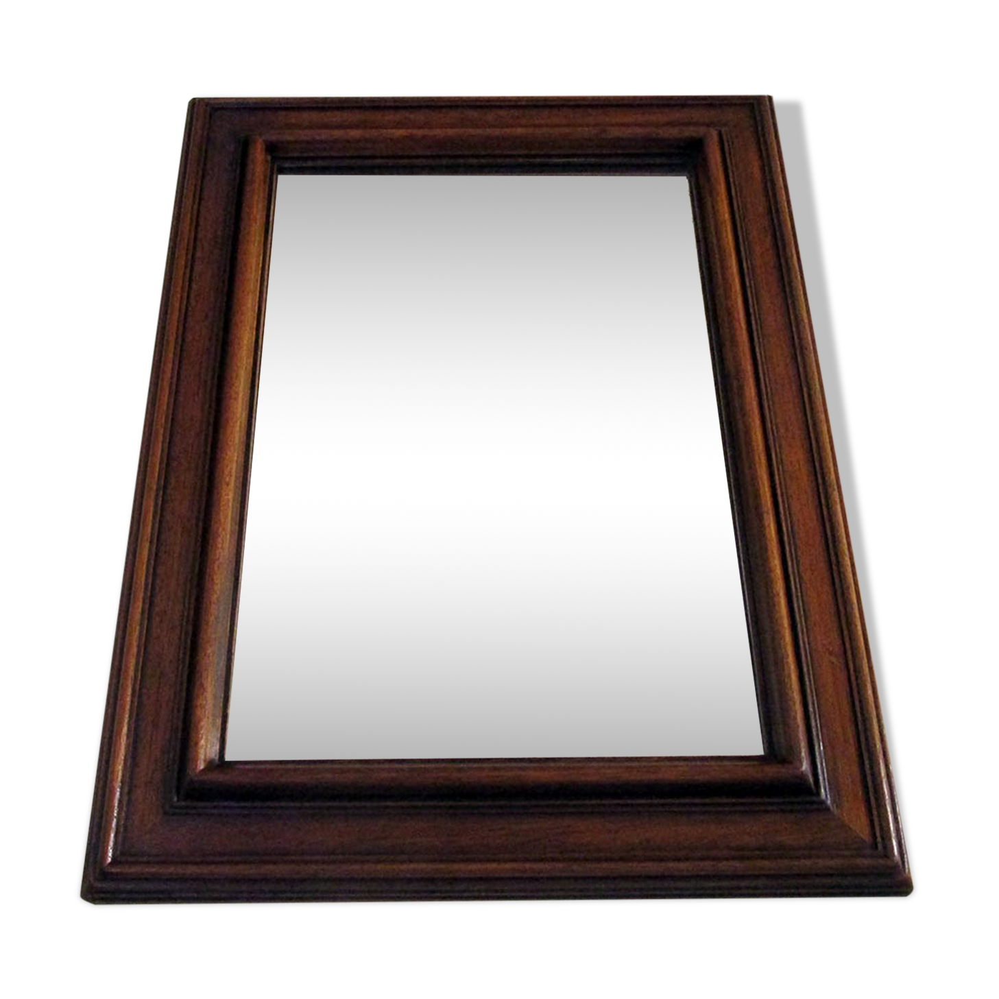 Ancient solid oak mirror