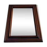 Ancient solid oak mirror