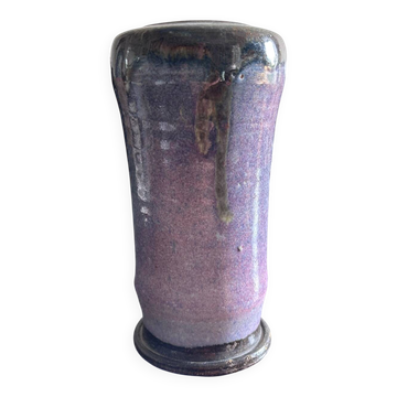 Vase art déco mauve