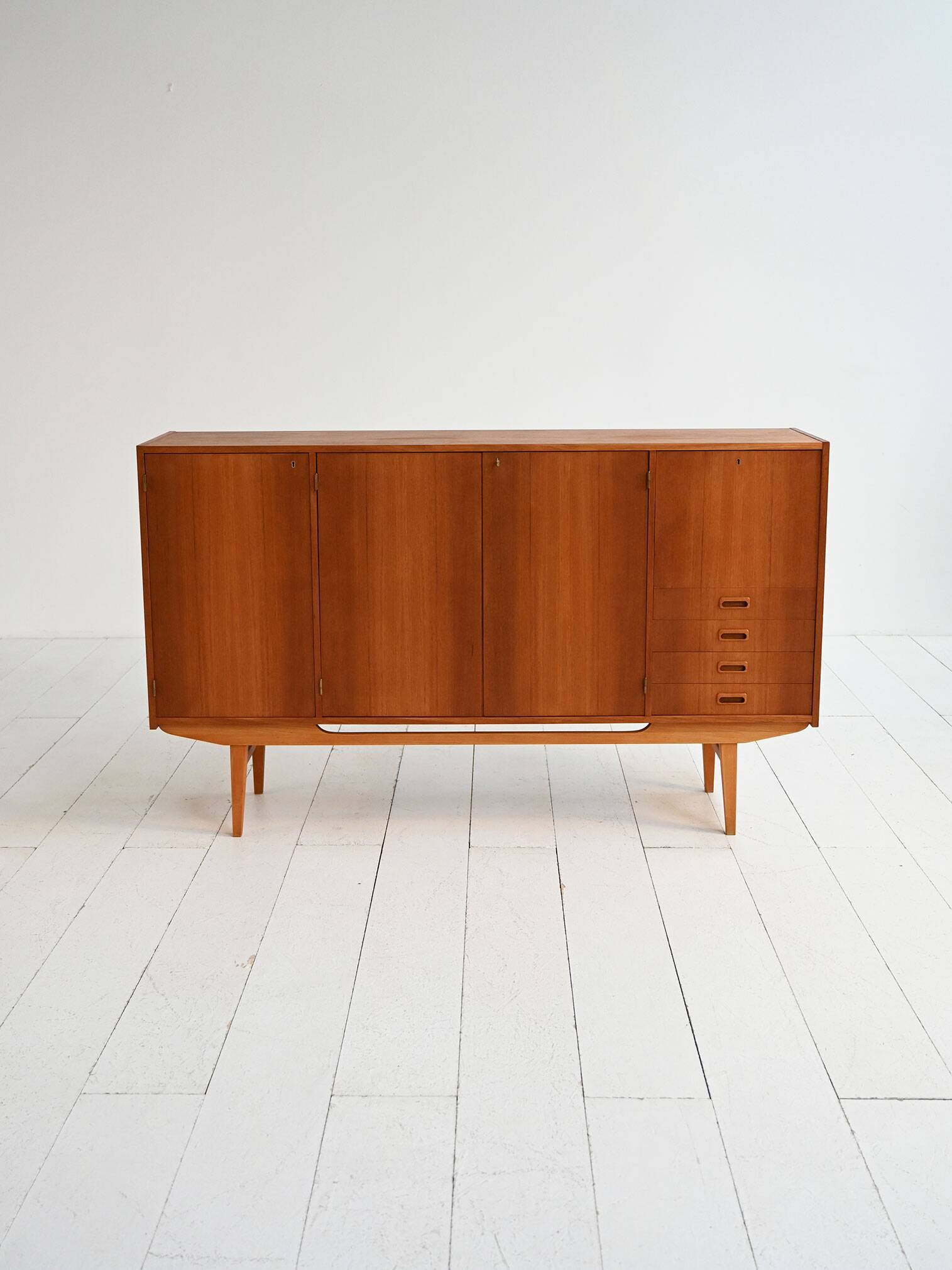 Scandinavian teak sideboard, 1950s-60s