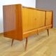 Enfilade Compass Feet in Mahogany, France Vintage 1960