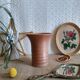 Vase en grès de Bonny France fait main vintage