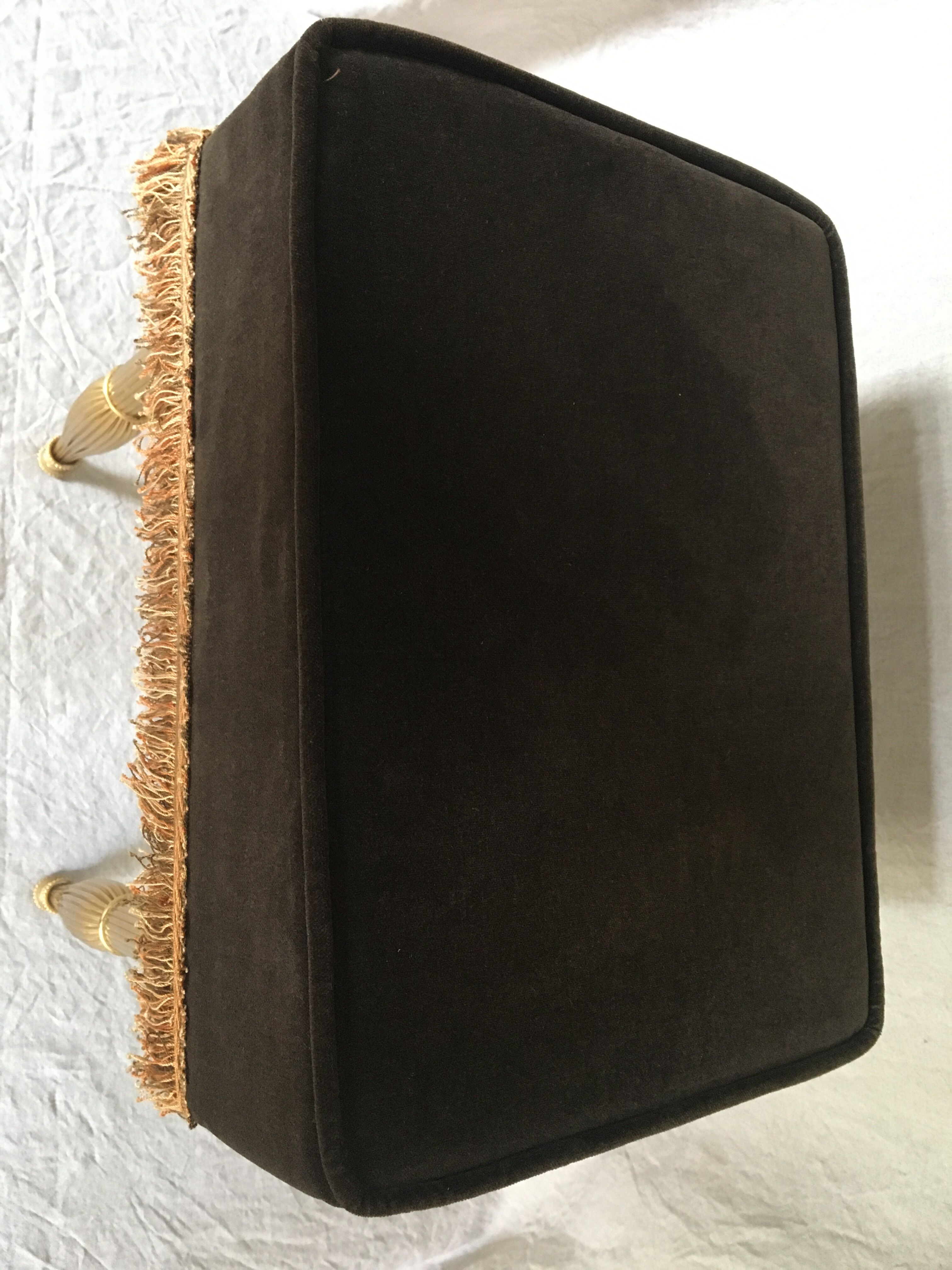 Brass tabouret of the 70s