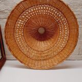 Rattan lampshade