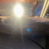 Lampe en bois flotté