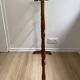 Vintage turned wooden towel rack