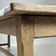 Table de monastère française en chêne du 19ème siècle