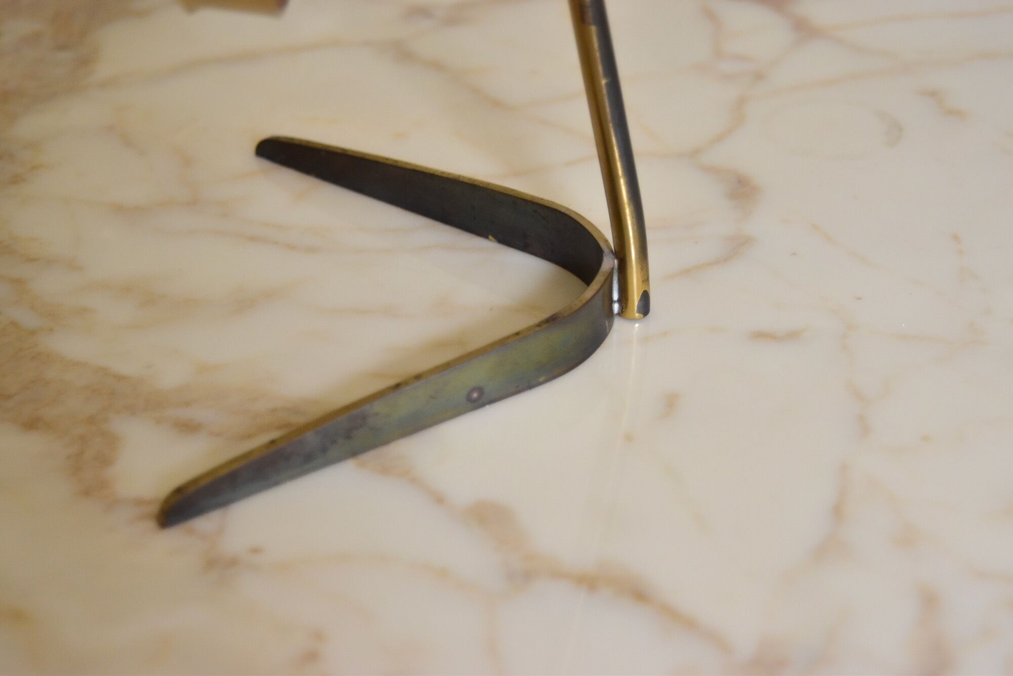 Table mirror 1950s Vereinigte Werkstätten München, Germany