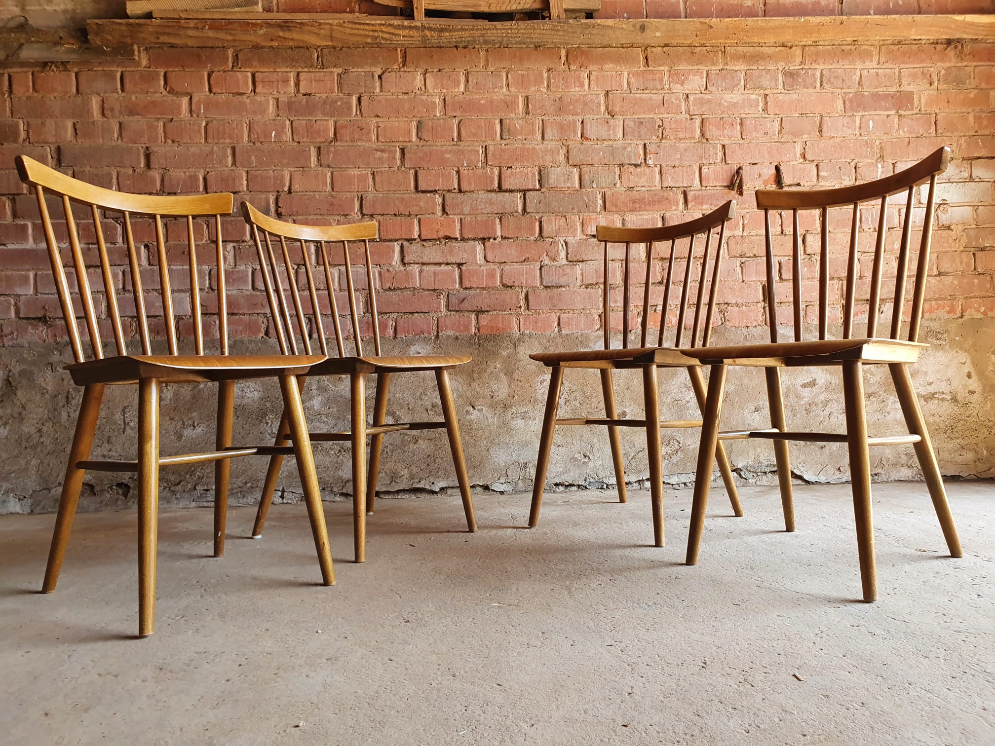 4 bistro chairs 1960