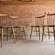 4 bistro chairs 1960