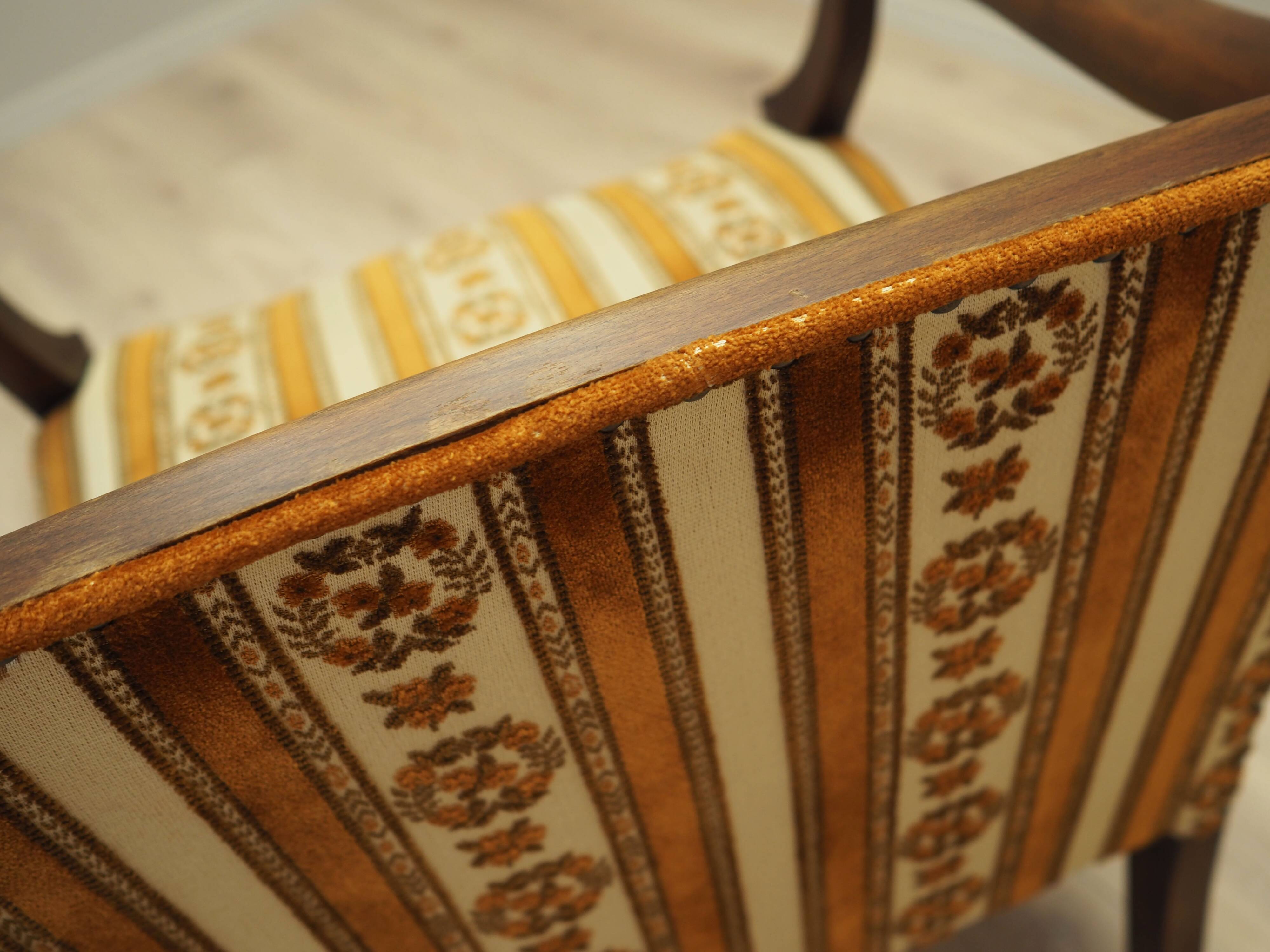 Mahogany armchair, Danish design, 1970s, production: Denmark