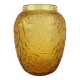 “Biches” crystal vase by Lalique – Amber