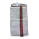Torchon ancien chevrons bandes rouge vert