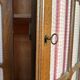 Ancienne Armoire parisienne vitrée en bois