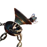 Lustre 3 branches empire en bronze