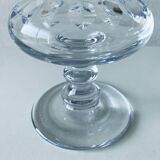 Crystal footed vase