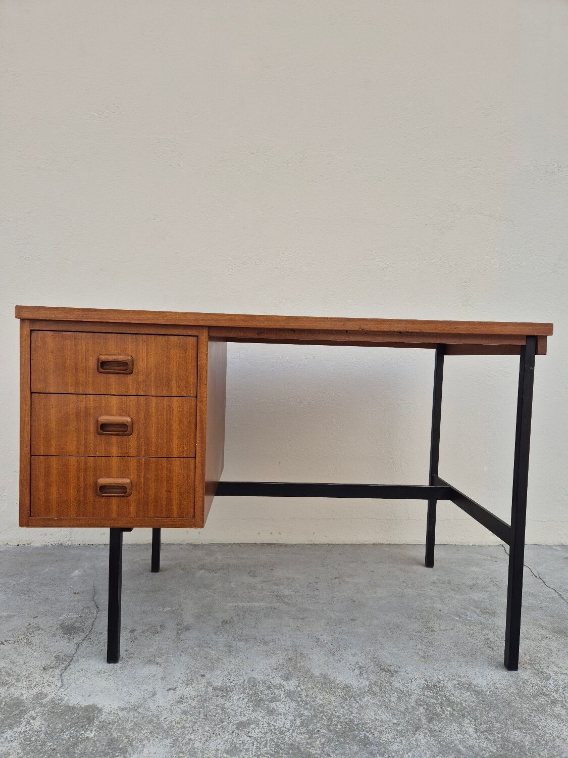Vintage 1950s Scandinavian style modernist desk