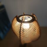 1960s wooden table lamp