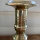 Antique brass candle holder