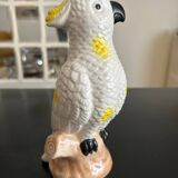 Vintage ceramic parrot
