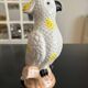 Vintage ceramic parrot