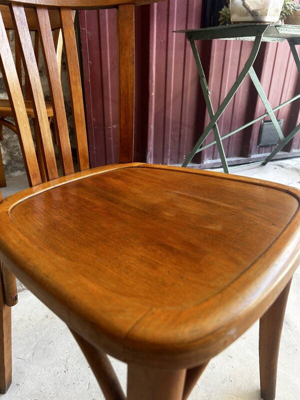 8 Chaise bistrot Stella par Luterma circa 50's