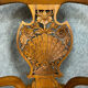 Pair of chinese chairs in exotic wooden barrel shape around 1900-1920