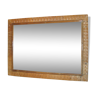 Miroir rectangulaire en rotin vintage 40x55cm