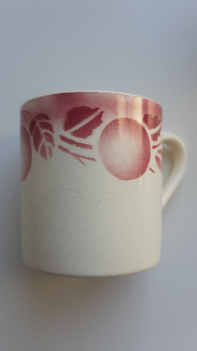 6 coffee cups Digoin Badonviller Sarreguemines