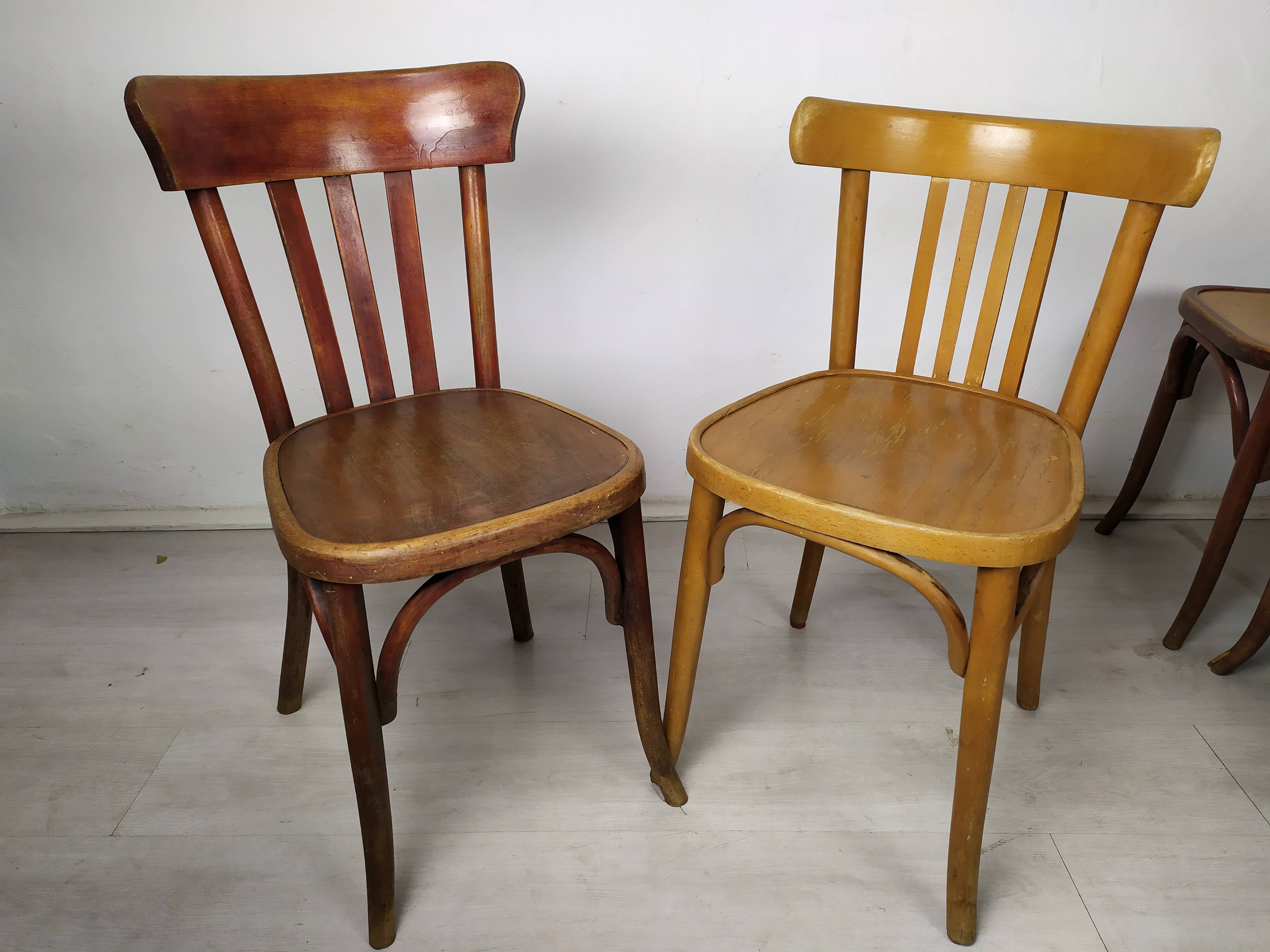 Lot de 12 chaises bistrot