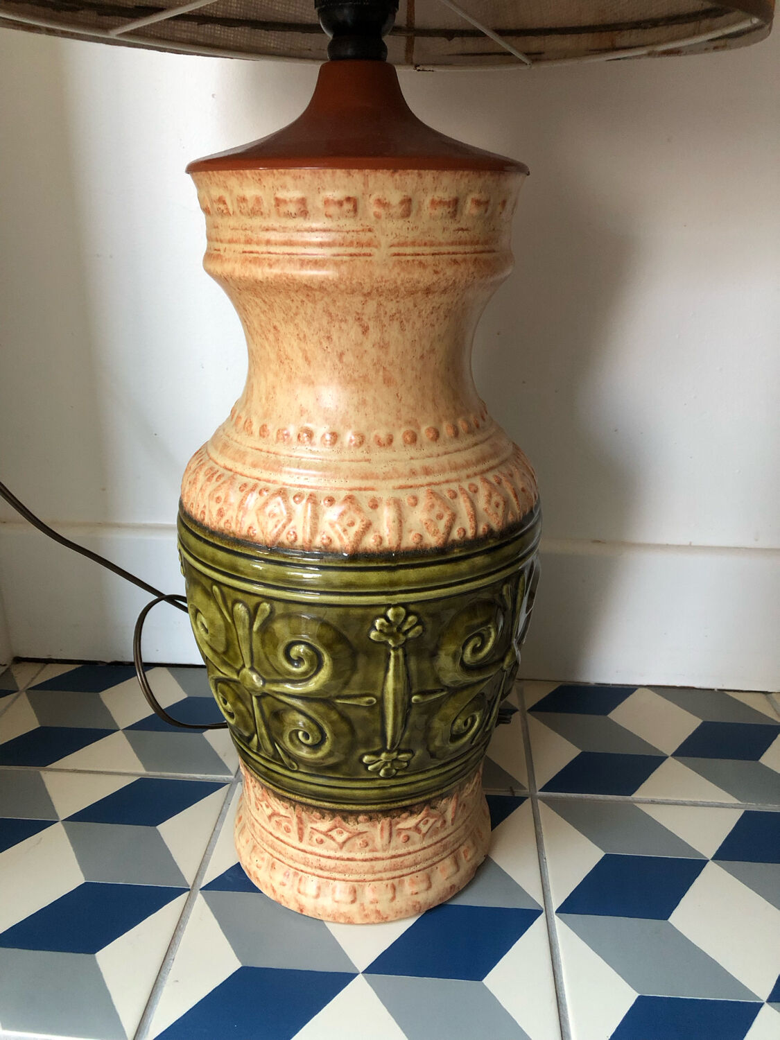 Vintage floor lamp W Germany 1970's